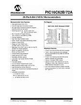 DataSheet PIC16C62B pdf